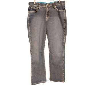 Wrangler Q-Baby Women's Mid Rise‎ 10/32 No Gap Waistband Straight Leg Jeans